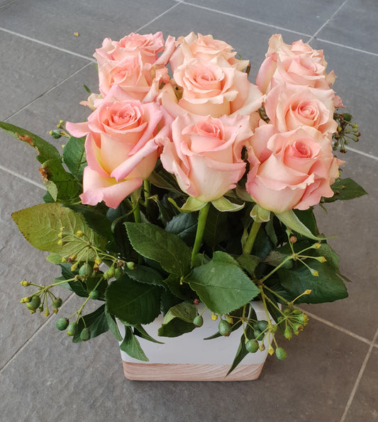 Valentines Rose Cube - Heidelberg Online Florist