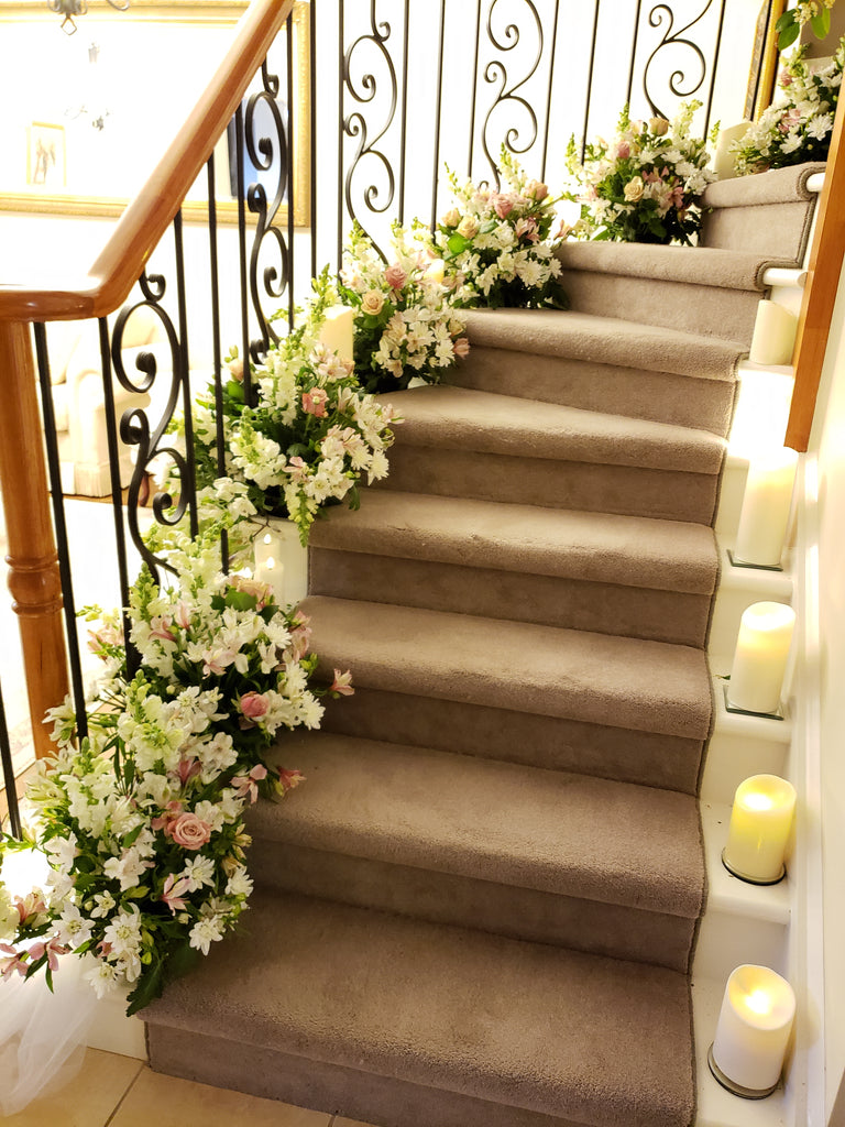 Decorate staircase for wedding 60 photos - Astyledwedding.com