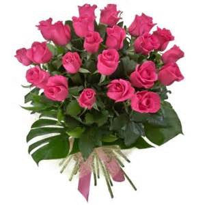 Valentines 20 Coloured Roses in a bouquet