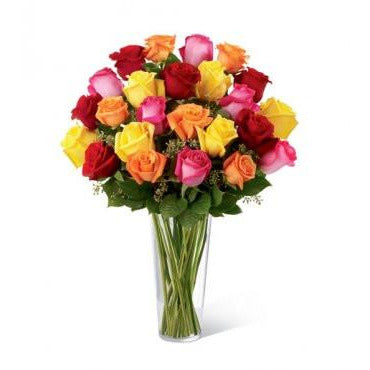 24 roses in a vase - Heidelberg Online Florist