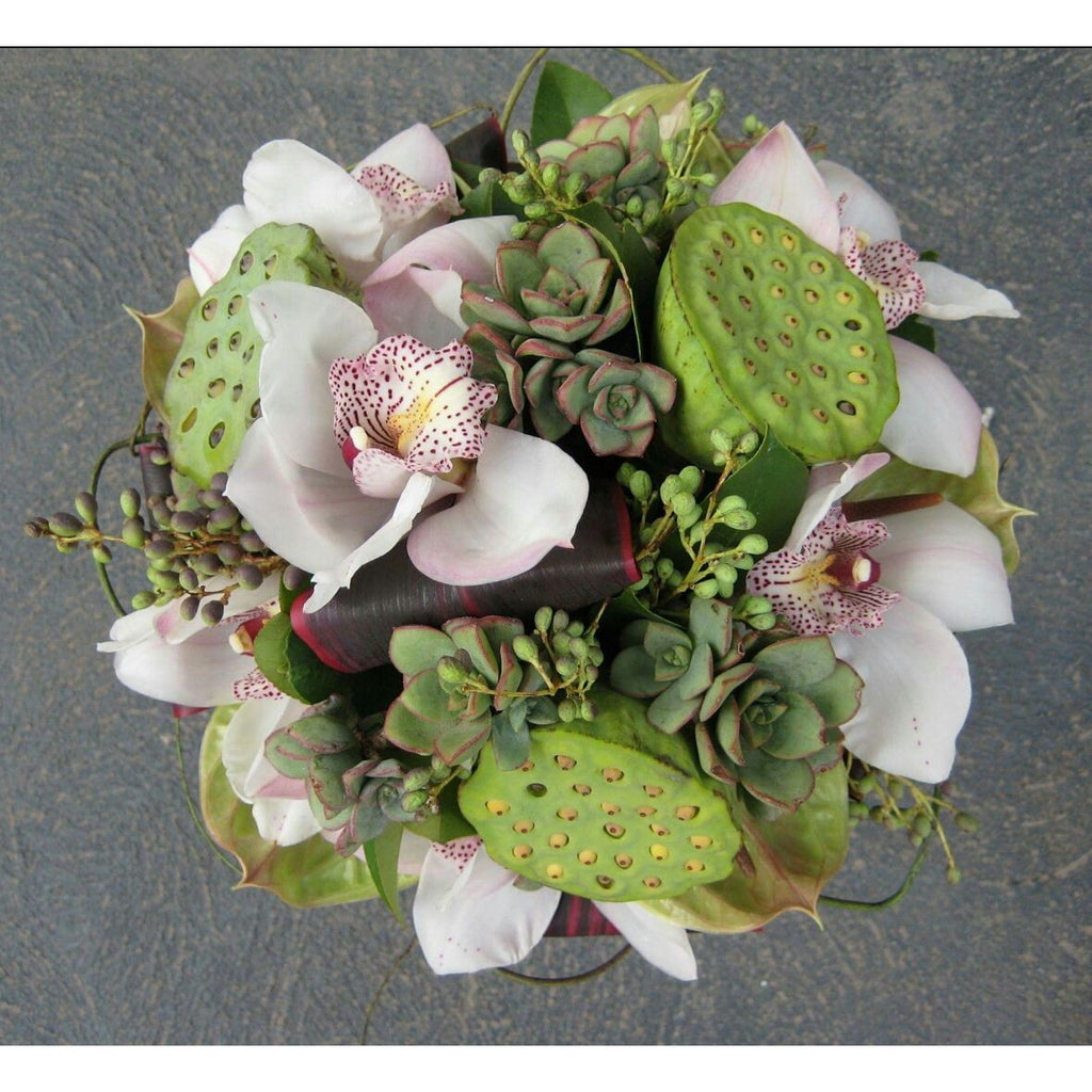 Wedding - Boho succulent bouquet - Heidelberg Online Florist