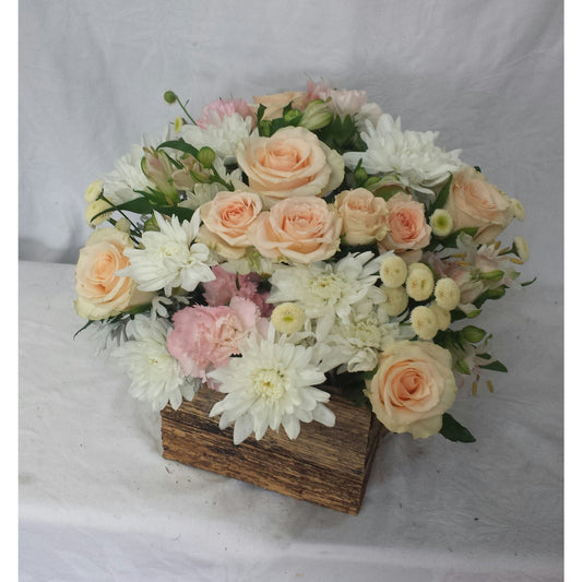 PEACHES & CREAM - Pictured is Standard Size - Heidelberg Online Florist